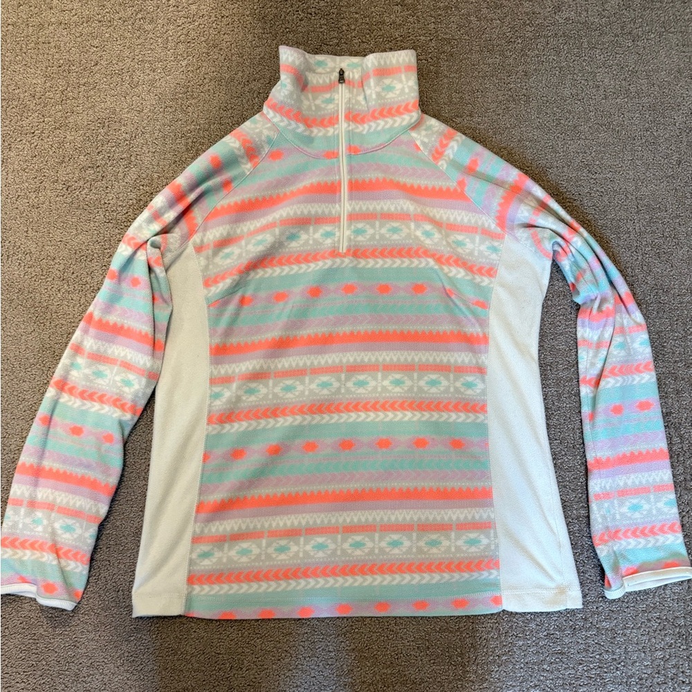 Columbia light weight women’s quarter zip fleece